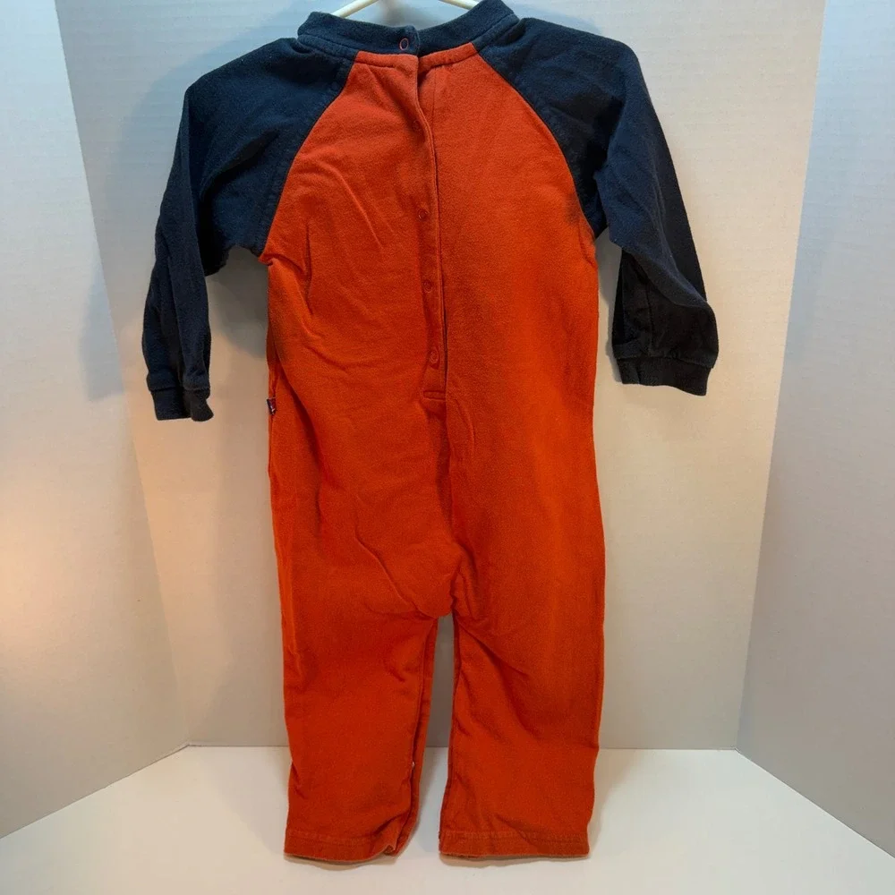 OshKosh B'gosh Baby Boys Football Striped Romper 18 Months One Piece Lot Vintage